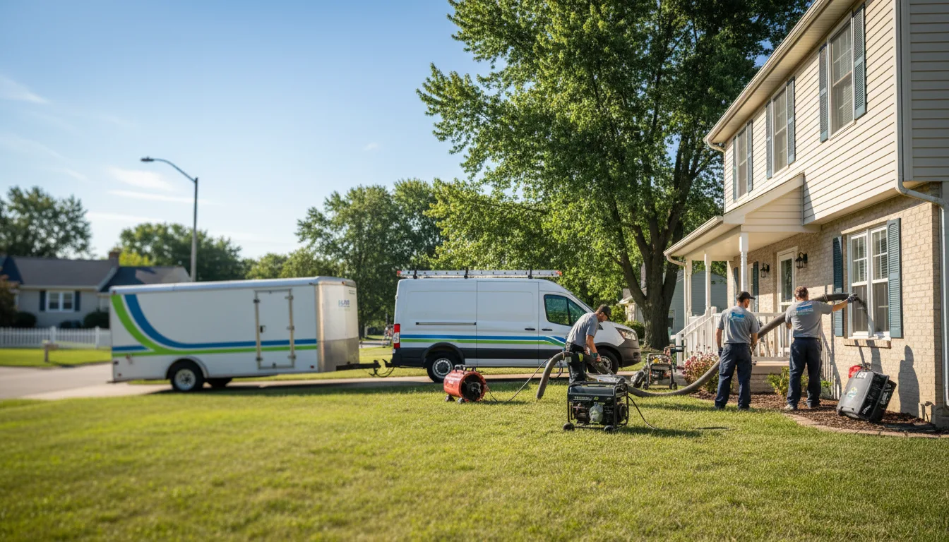 Flooded Basement Restoration And Cleanup With Repair in Big Springs, NE near me
